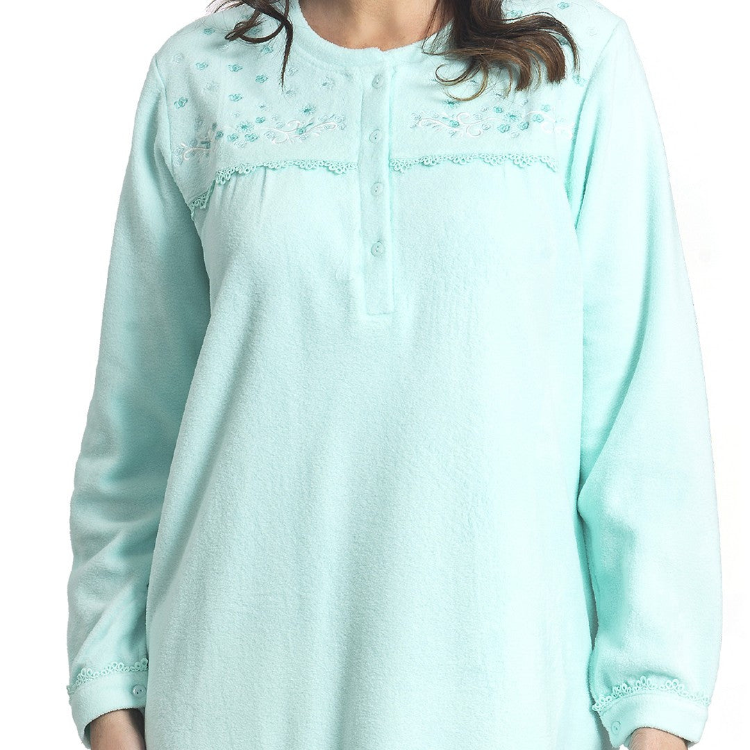 CAMISA DE DORMIR POLAR INVIERNO MUJER